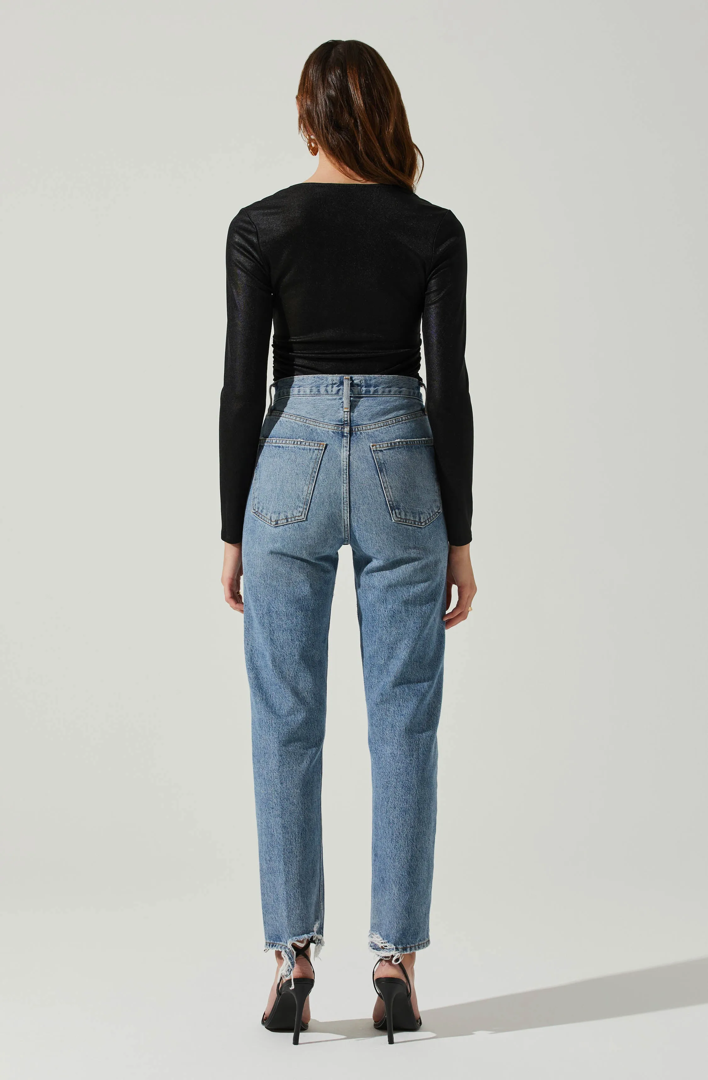 Josie Front Cutout Long Sleeve Bodysuit