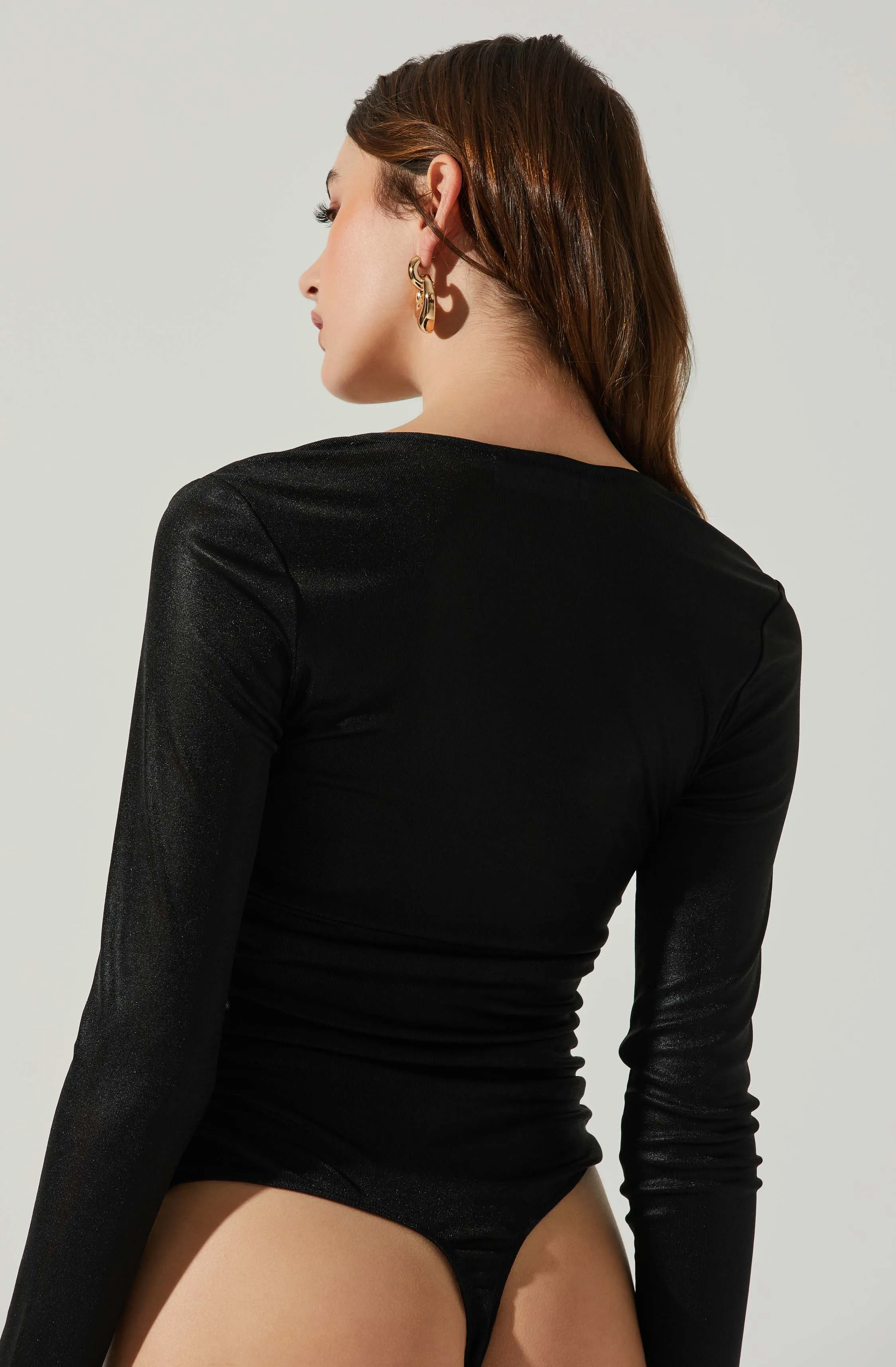 Josie Front Cutout Long Sleeve Bodysuit