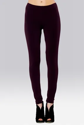 Long Legging Aubergine