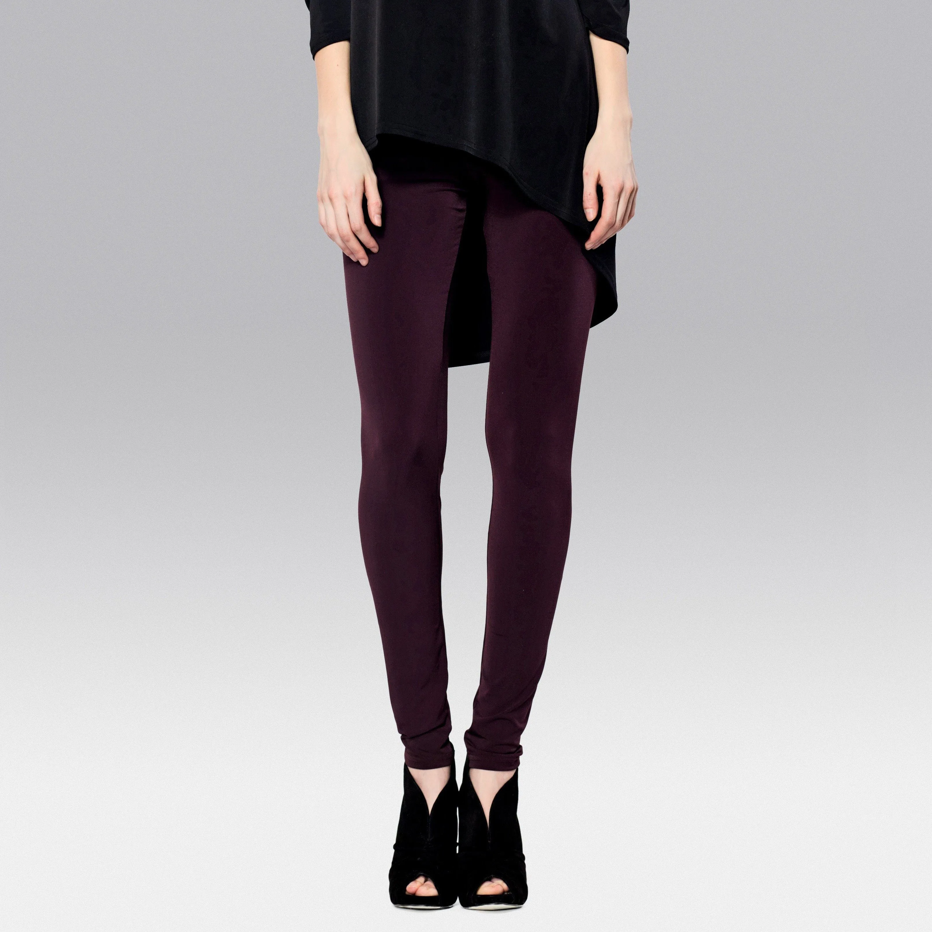 Long Legging Aubergine