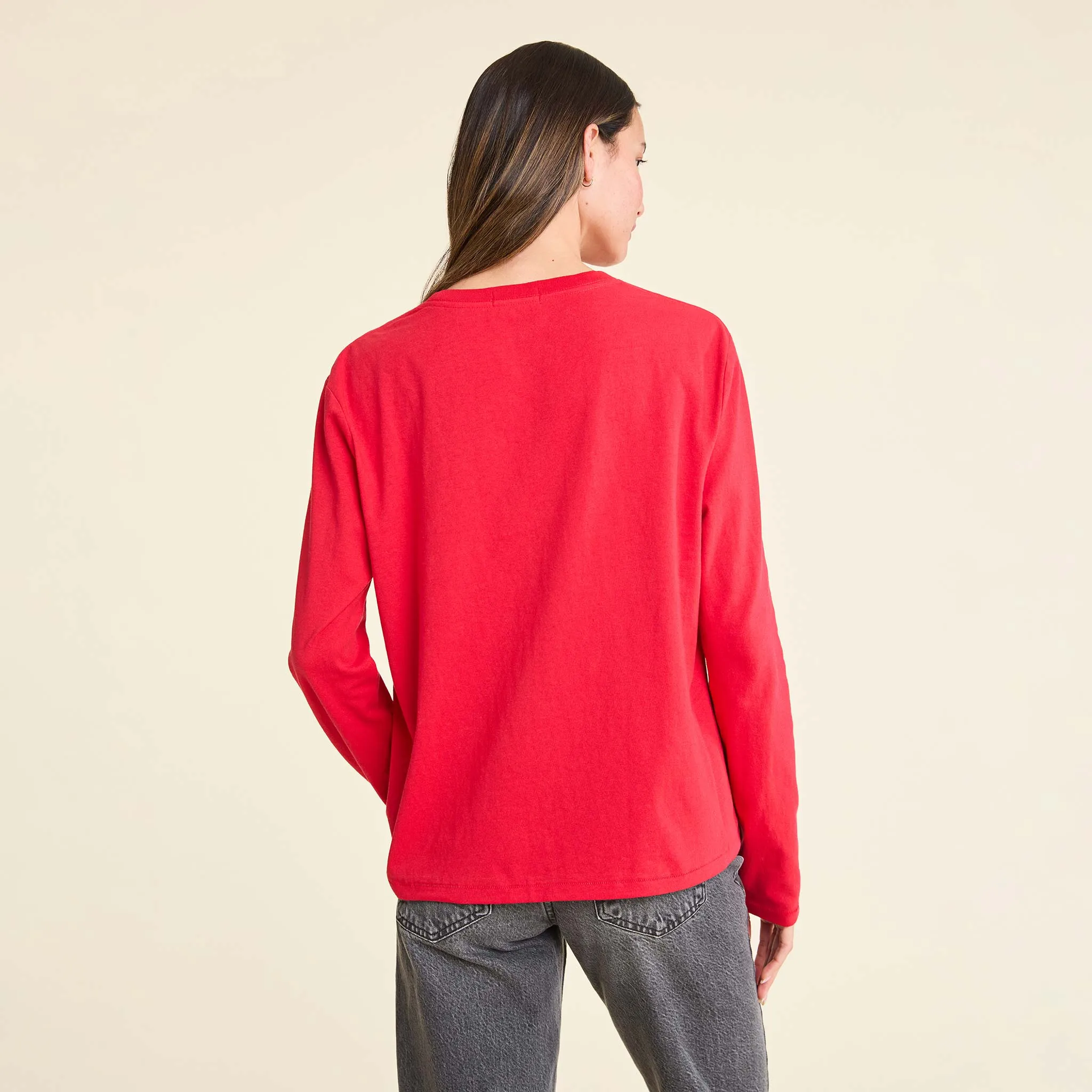 Long Sleeve Everyday T-Shirt | Cherry