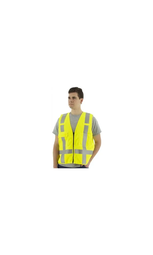 Majestic 95794Y Hi-Vis Flame Resistant Safety Vest