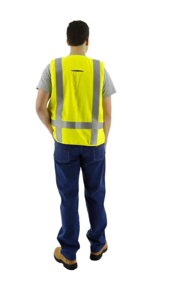 Majestic 95794Y Hi-Vis Flame Resistant Safety Vest