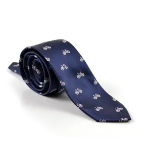 Midnight Blue Bicycle Neck Tie
