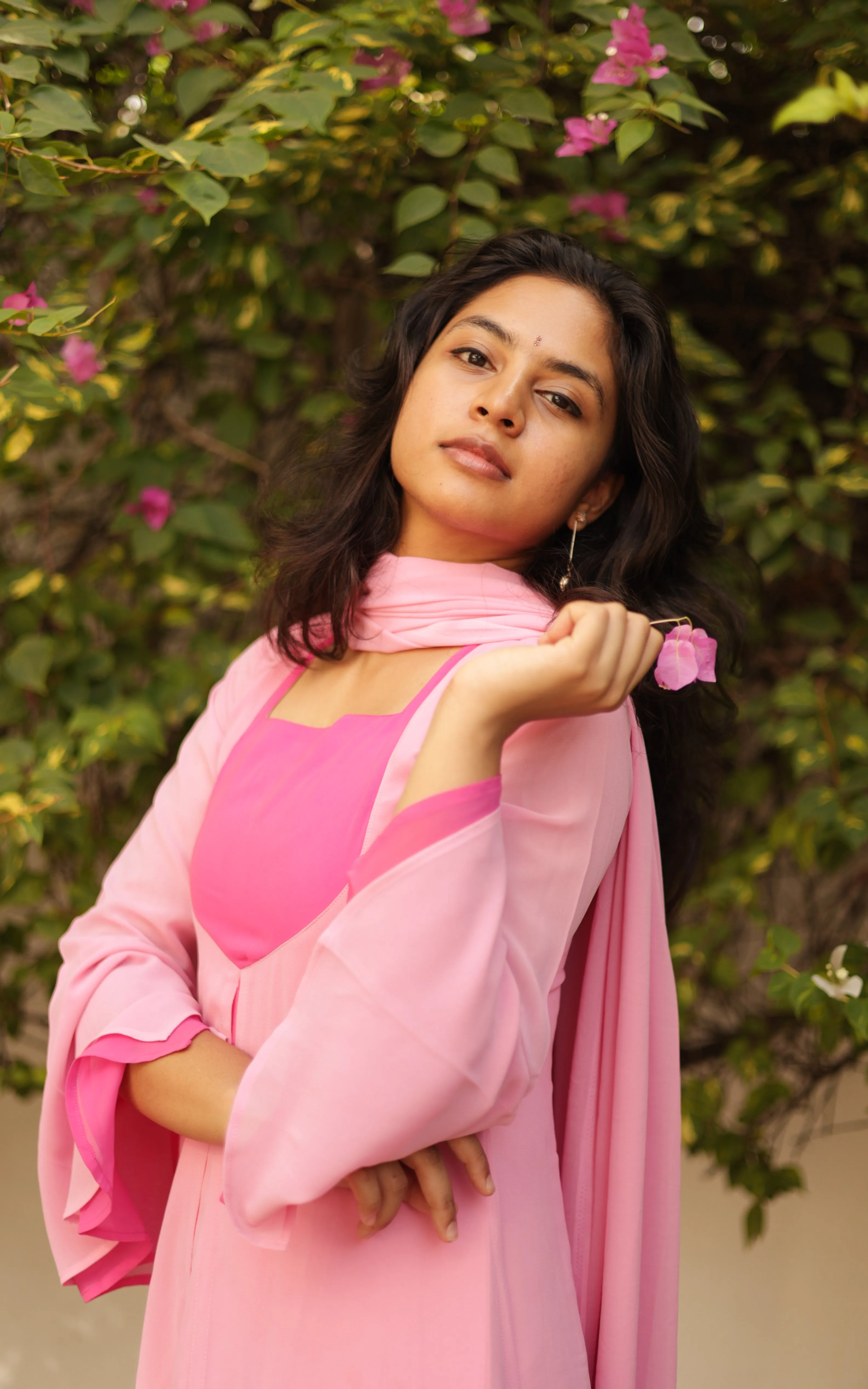 Munbe Vaa Pink (Kurti Dupatta) (DELIVERY TIME: 20-30 DAYS) Kindly Check The Product Description.