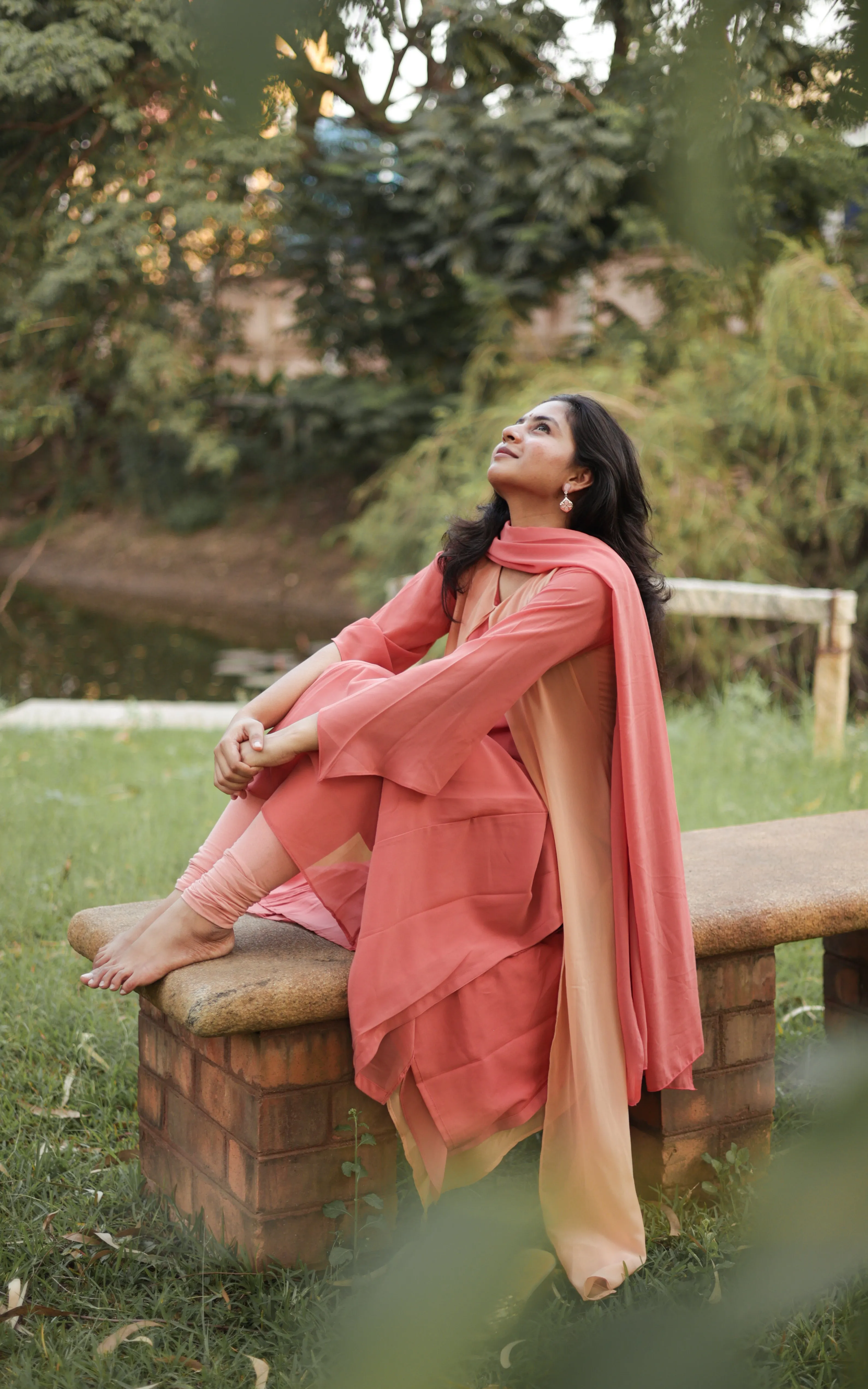 Munbe Vaa Rust (Kurti Dupatta)