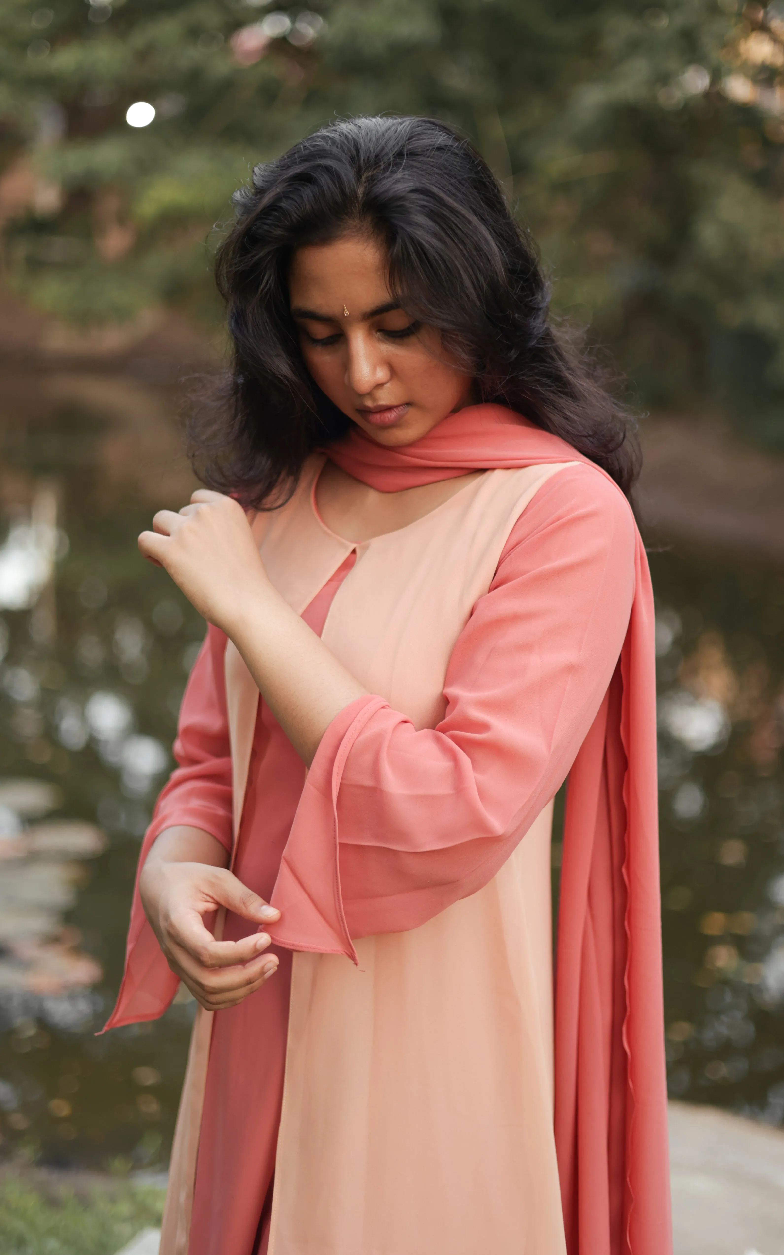 Munbe Vaa Rust (Kurti Dupatta)