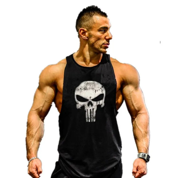 Muscleguys Brand Clothing Fitness Tank Top Men Stringer Golds Bodybuilding Muscle Shirt Workout Vest gyms Undershirt Plus Size