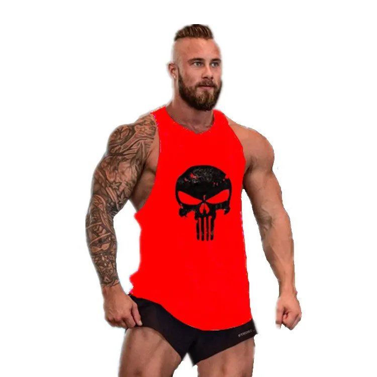 Muscleguys Brand Clothing Fitness Tank Top Men Stringer Golds Bodybuilding Muscle Shirt Workout Vest gyms Undershirt Plus Size