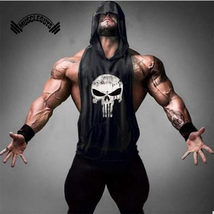 Muscleguys Brand Clothing Fitness Tank Top Men Stringer Golds Bodybuilding Muscle Shirt Workout Vest gyms Undershirt Plus Size