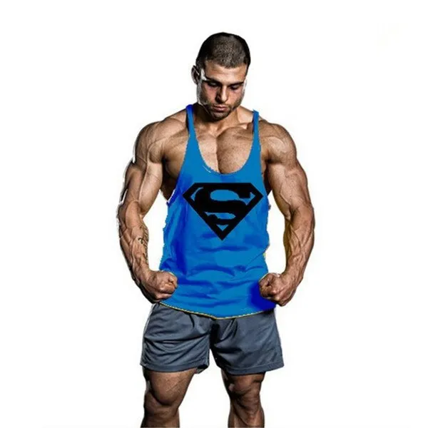 Muscleguys Brand Clothing Fitness Tank Top Men Stringer Golds Bodybuilding Muscle Shirt Workout Vest gyms Undershirt Plus Size