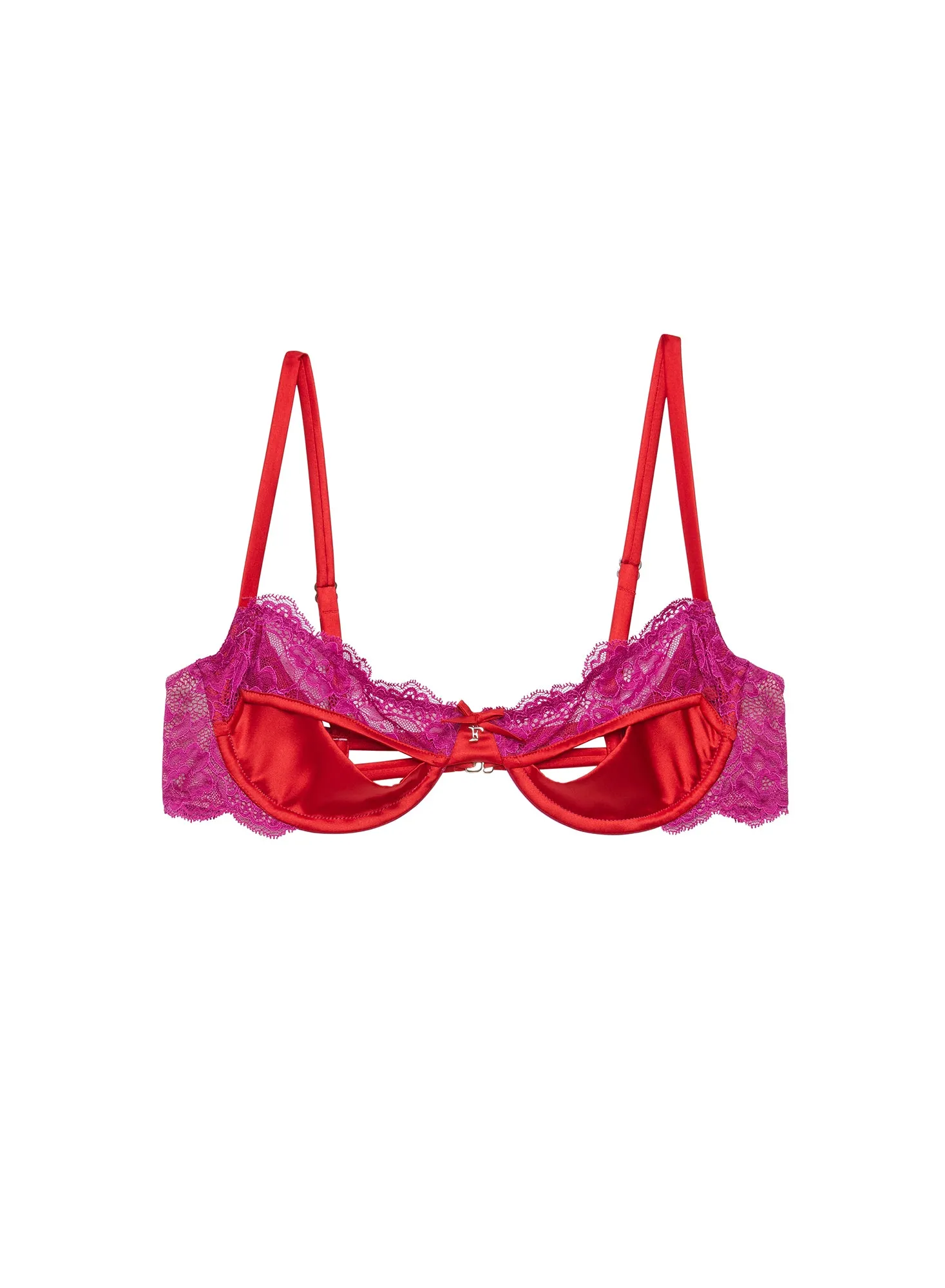 Naomi Lace Cutout Balconette