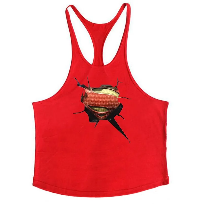 New brand Gyms Clothing Tank Tops Fitness Mens Bodybuilding Tanktops Cotton Vest For Muscle Men body Workout Sleeveless Shirt