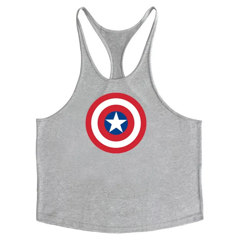 New brand Gyms Clothing Tank Tops Fitness Mens Bodybuilding Tanktops Cotton Vest For Muscle Men body Workout Sleeveless Shirt