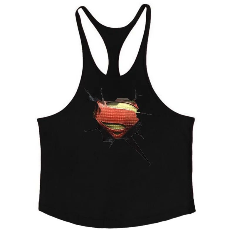 New brand Gyms Clothing Tank Tops Fitness Mens Bodybuilding Tanktops Cotton Vest For Muscle Men body Workout Sleeveless Shirt