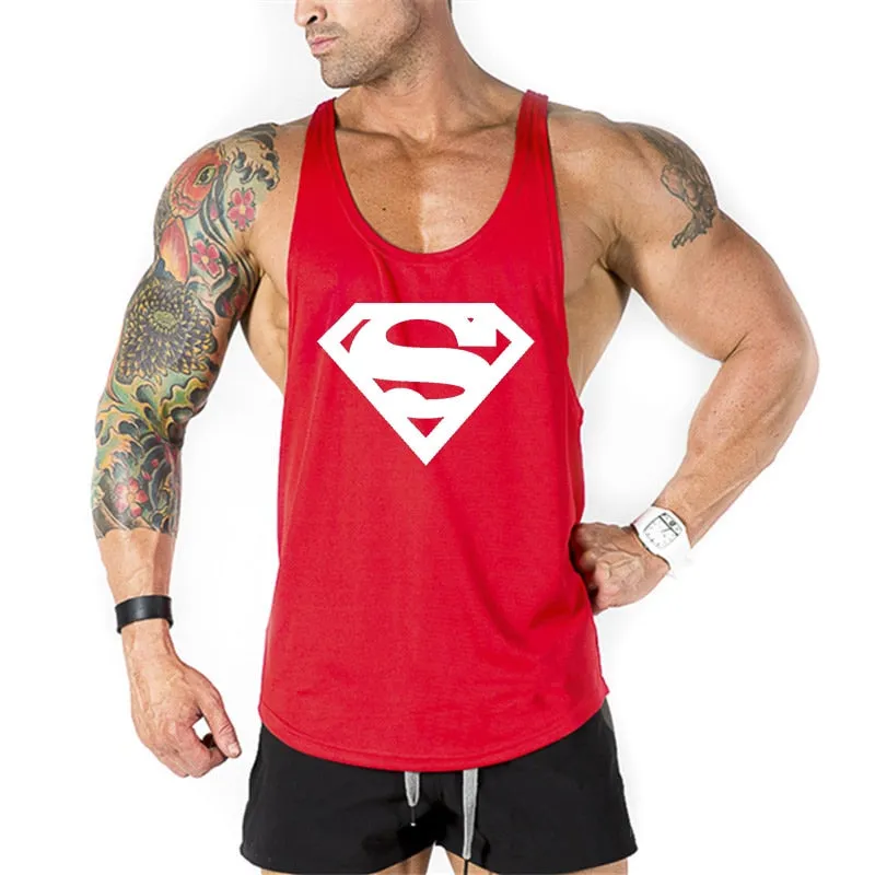 New brand Gyms Clothing Tank Tops Fitness Mens Bodybuilding Tanktops Cotton Vest For Muscle Men body Workout Sleeveless Shirt