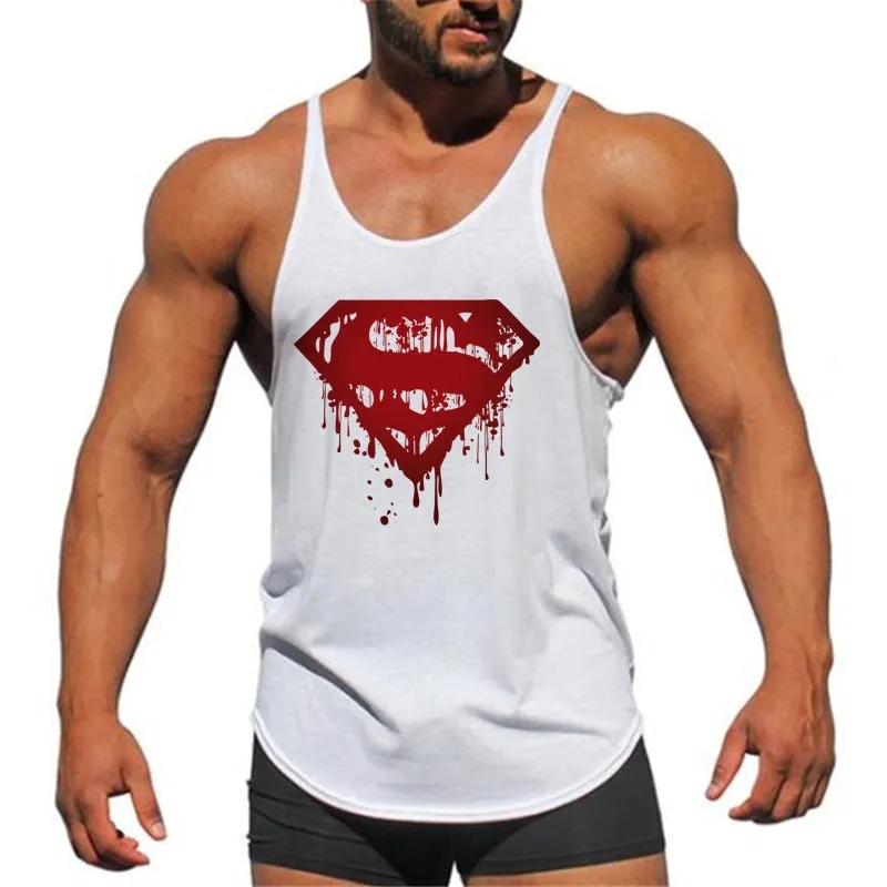 New brand Gyms Clothing Tank Tops Fitness Mens Bodybuilding Tanktops Cotton Vest For Muscle Men body Workout Sleeveless Shirt
