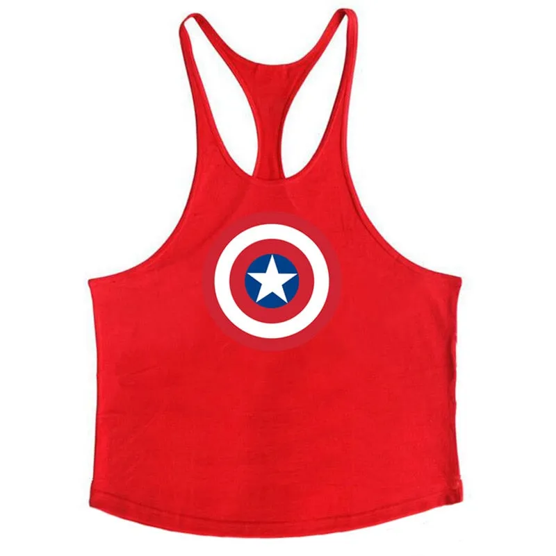 New brand Gyms Clothing Tank Tops Fitness Mens Bodybuilding Tanktops Cotton Vest For Muscle Men body Workout Sleeveless Shirt