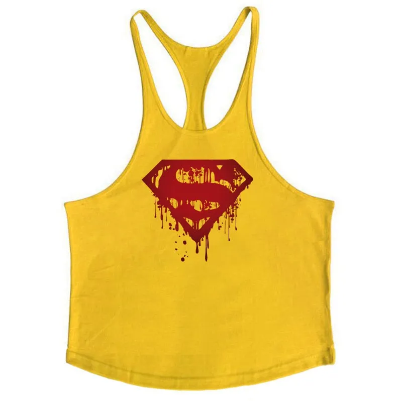 New brand Gyms Clothing Tank Tops Fitness Mens Bodybuilding Tanktops Cotton Vest For Muscle Men body Workout Sleeveless Shirt