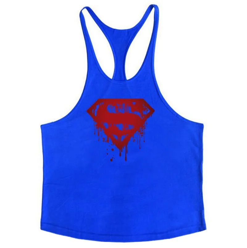 New brand Gyms Clothing Tank Tops Fitness Mens Bodybuilding Tanktops Cotton Vest For Muscle Men body Workout Sleeveless Shirt