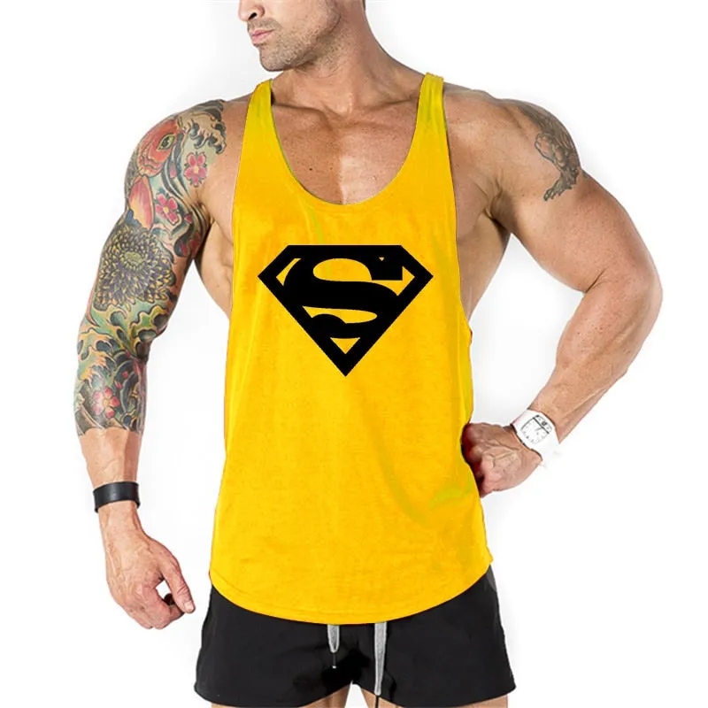 New brand Gyms Clothing Tank Tops Fitness Mens Bodybuilding Tanktops Cotton Vest For Muscle Men body Workout Sleeveless Shirt