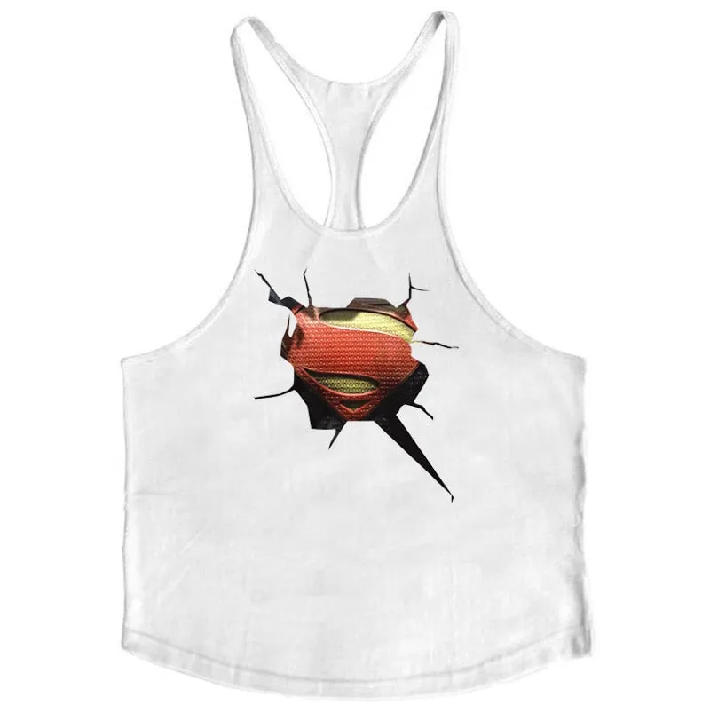 New brand Gyms Clothing Tank Tops Fitness Mens Bodybuilding Tanktops Cotton Vest For Muscle Men body Workout Sleeveless Shirt