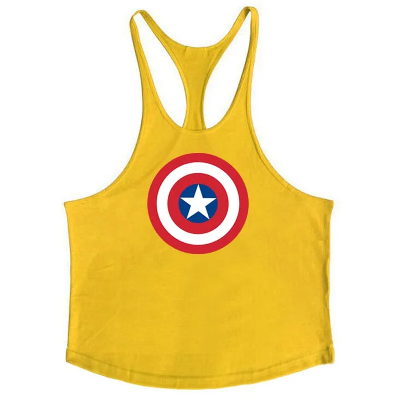 New brand Gyms Clothing Tank Tops Fitness Mens Bodybuilding Tanktops Cotton Vest For Muscle Men body Workout Sleeveless Shirt