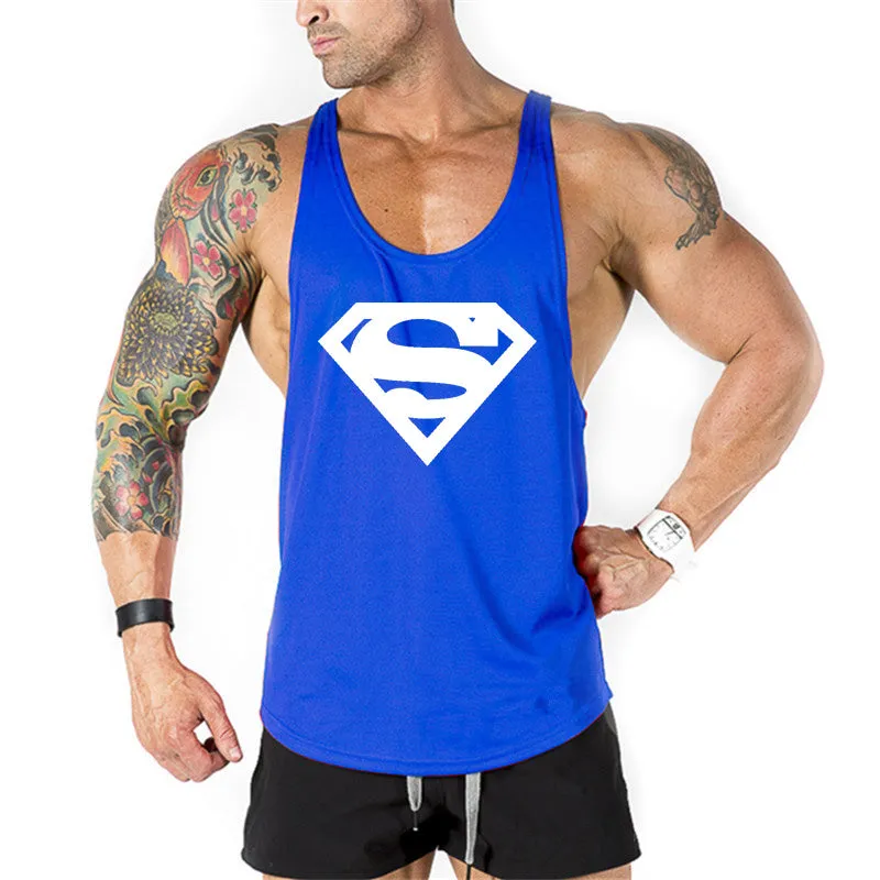 New brand Gyms Clothing Tank Tops Fitness Mens Bodybuilding Tanktops Cotton Vest For Muscle Men body Workout Sleeveless Shirt