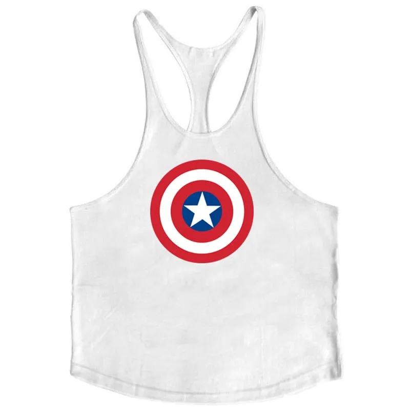 New brand Gyms Clothing Tank Tops Fitness Mens Bodybuilding Tanktops Cotton Vest For Muscle Men body Workout Sleeveless Shirt