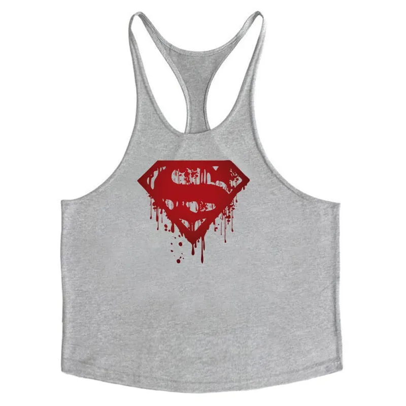 New brand Gyms Clothing Tank Tops Fitness Mens Bodybuilding Tanktops Cotton Vest For Muscle Men body Workout Sleeveless Shirt