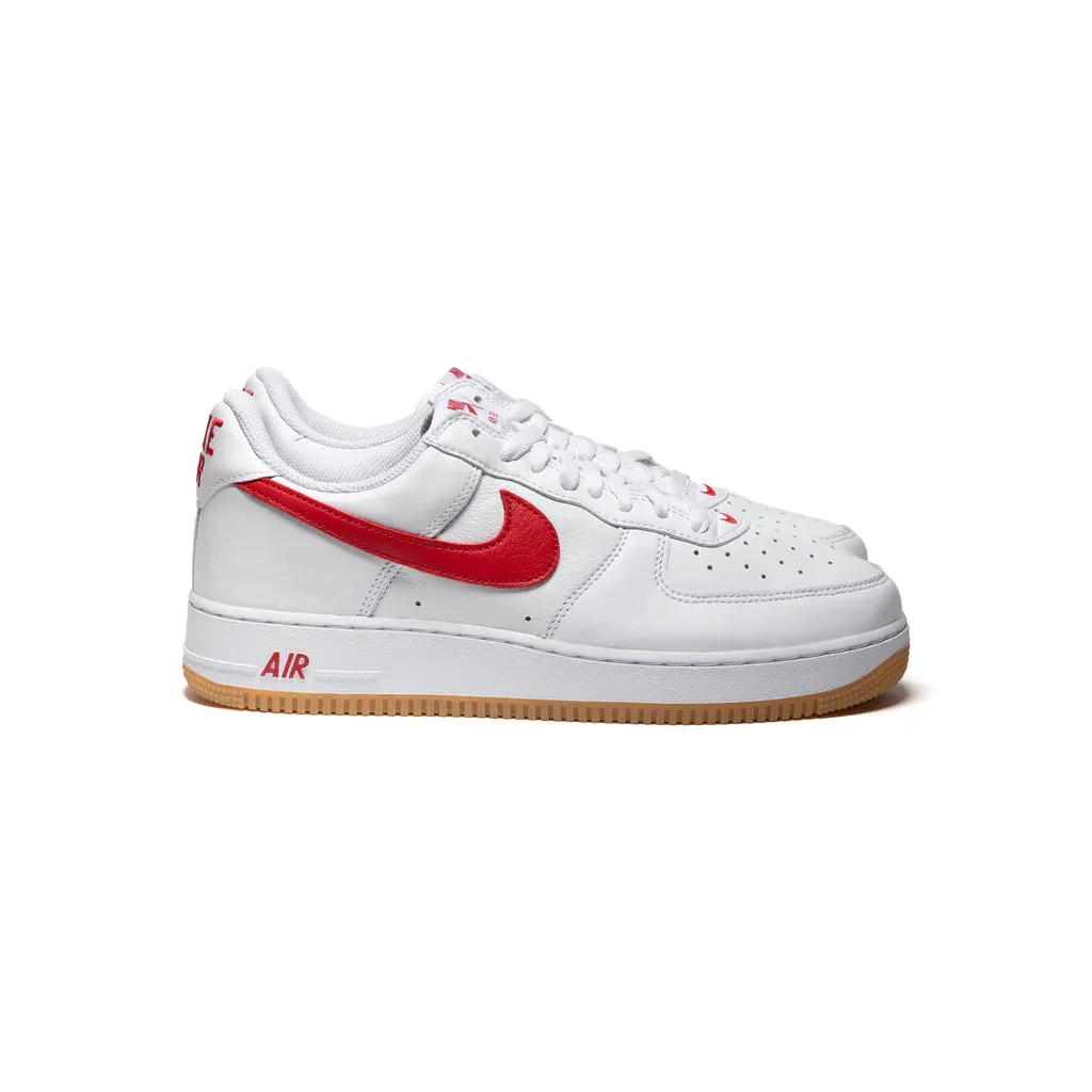 Nike Air Force  1 LOW RETRO (WHITE/UNIVERSITY RED)