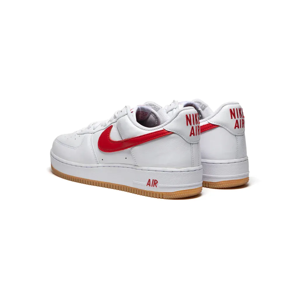 Nike Air Force  1 LOW RETRO (WHITE/UNIVERSITY RED)