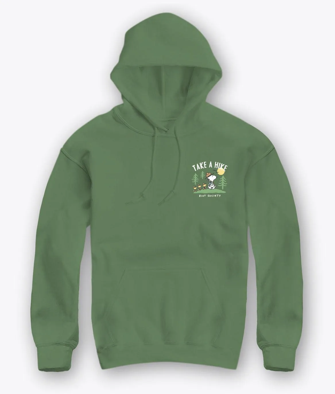 Peanuts Snoopy Take a Hike Mens Hoodie