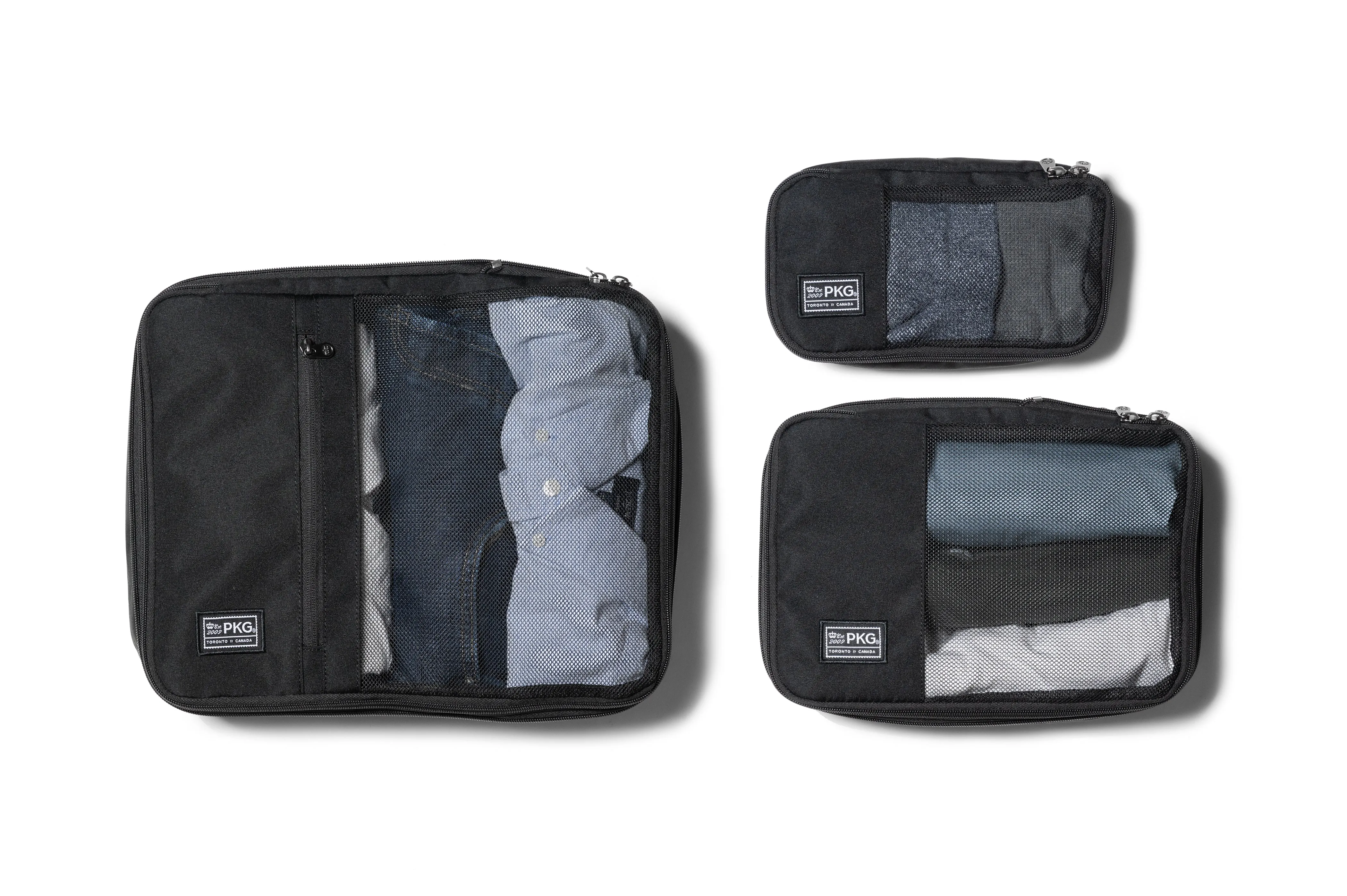 PKG Union Recycled Compression Packing Cubes- 3 Pack