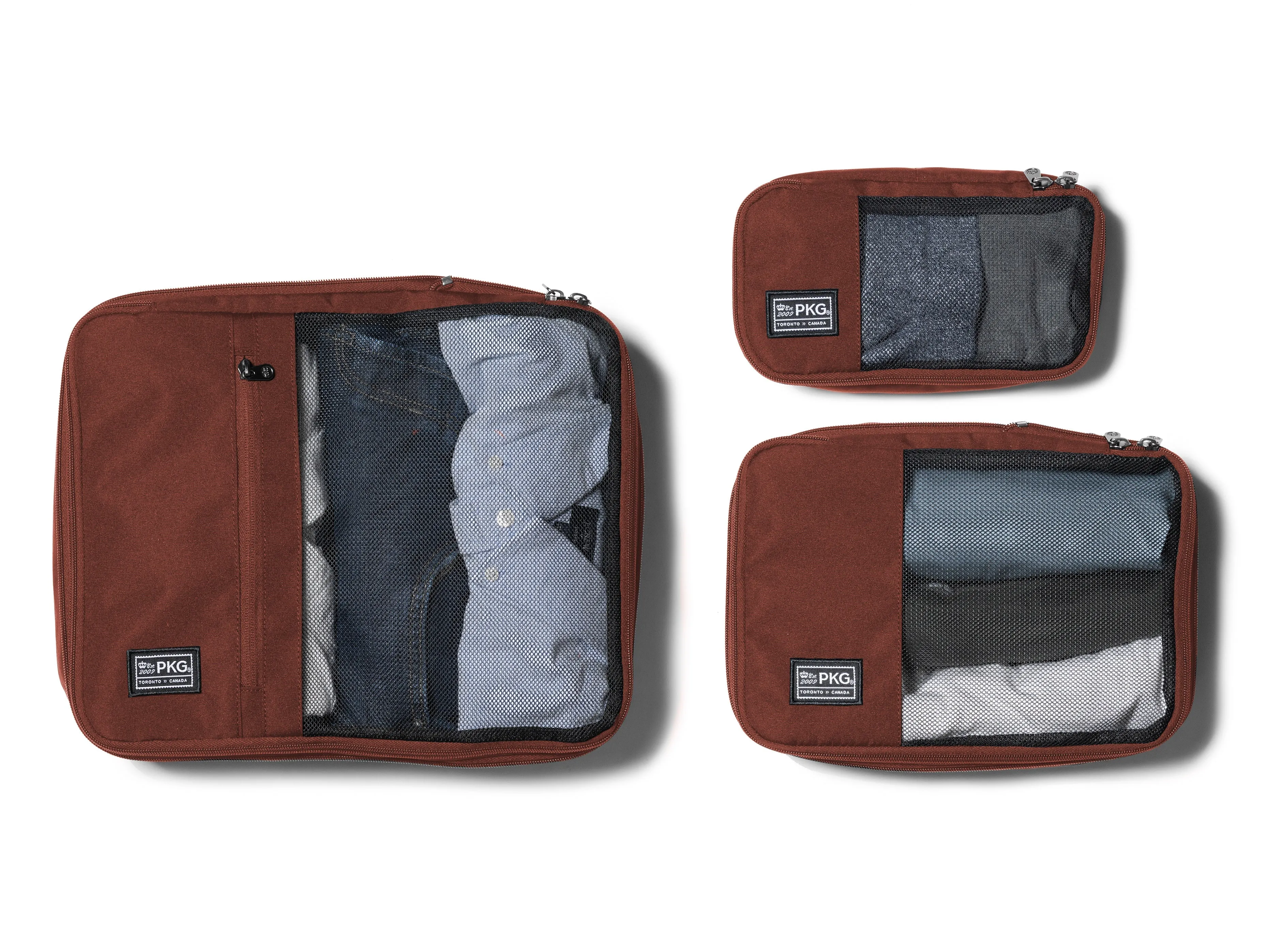 PKG Union Recycled Compression Packing Cubes- 3 Pack
