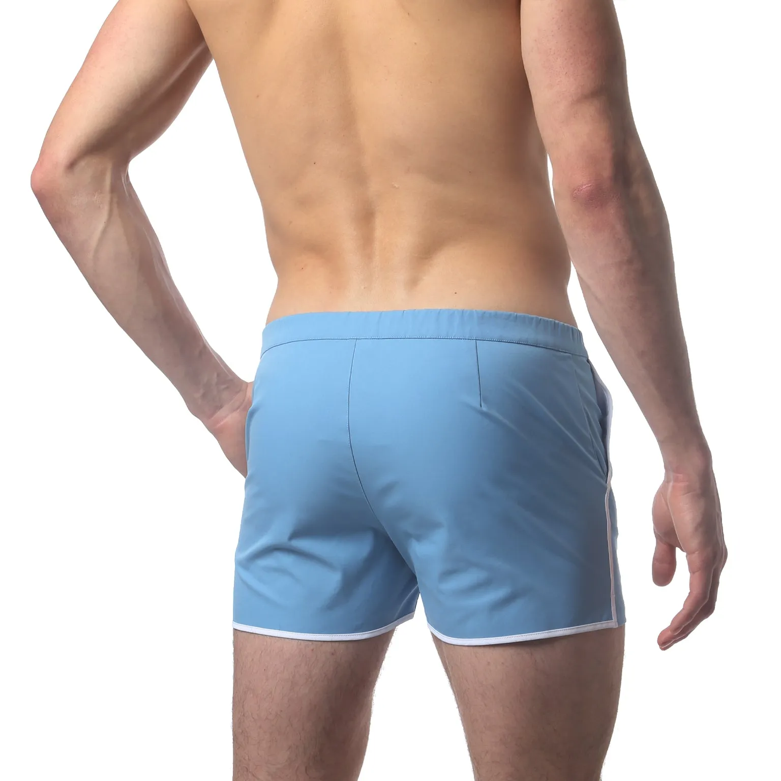 Powder Blue 2" Angeleno Solid Stretch
