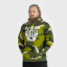 Premium Hoodie, Ulfhedinn, M90 Green Camo