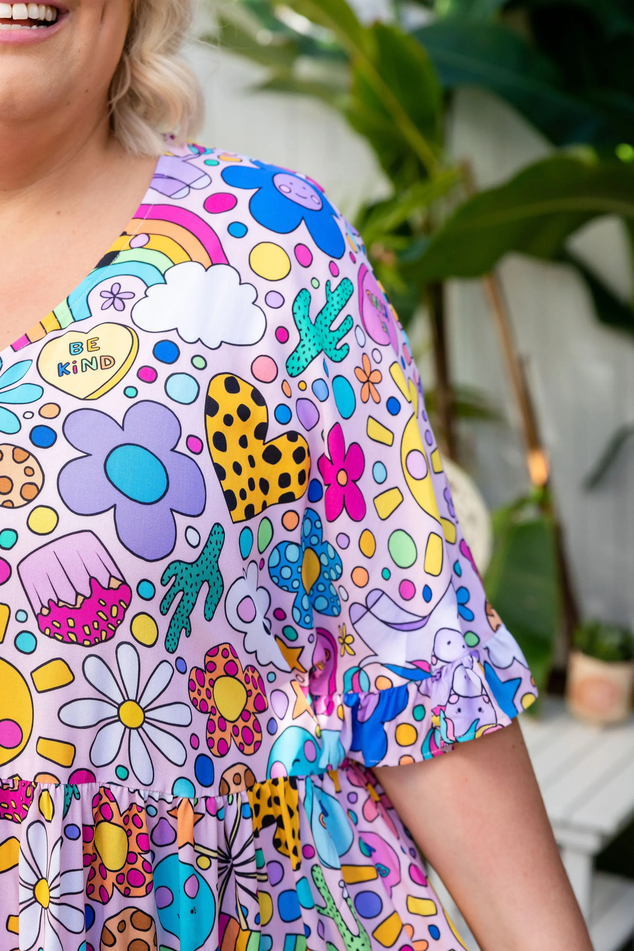 Revi Dress in Happy Place by Kasey Rainbow