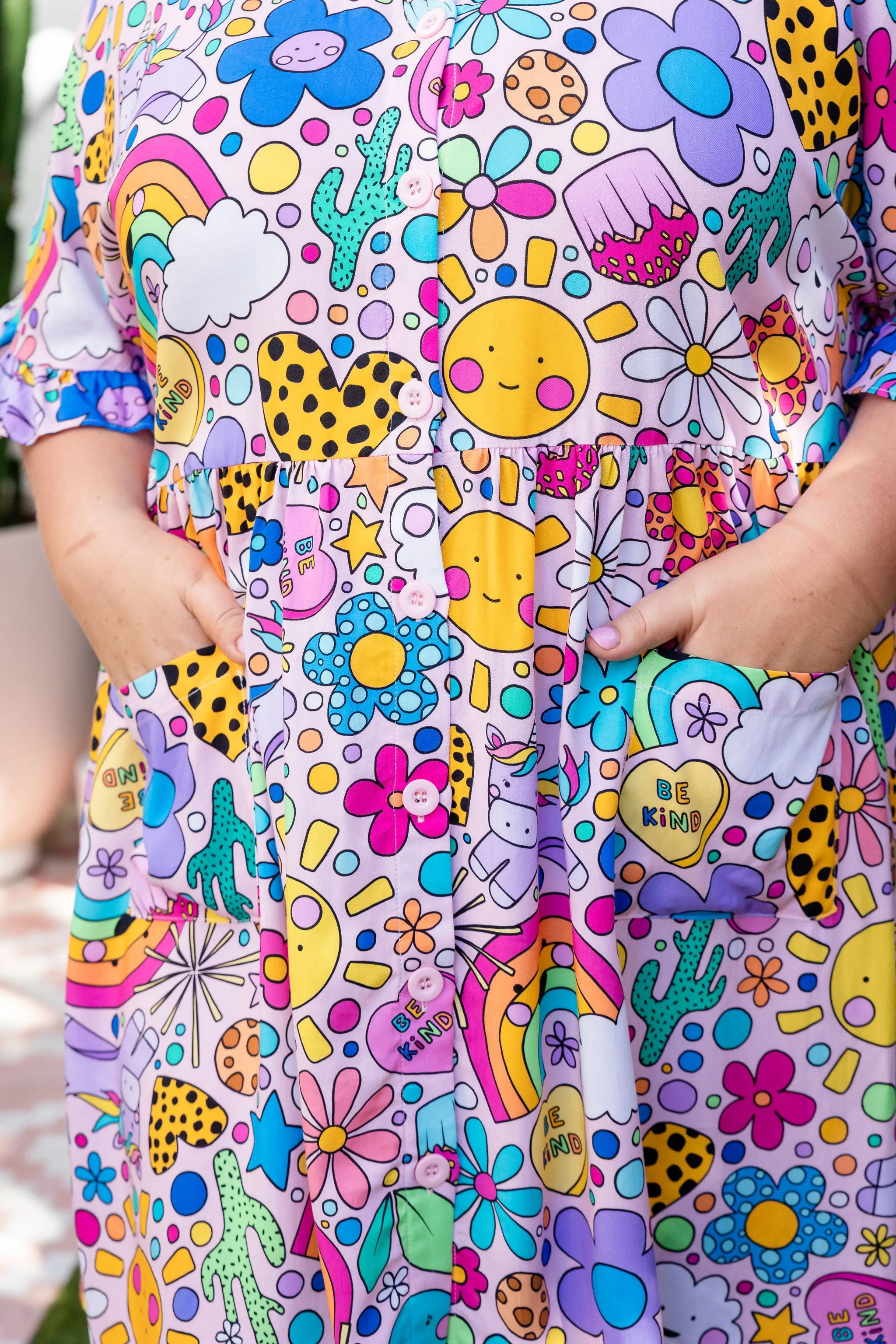 Revi Dress in Happy Place by Kasey Rainbow