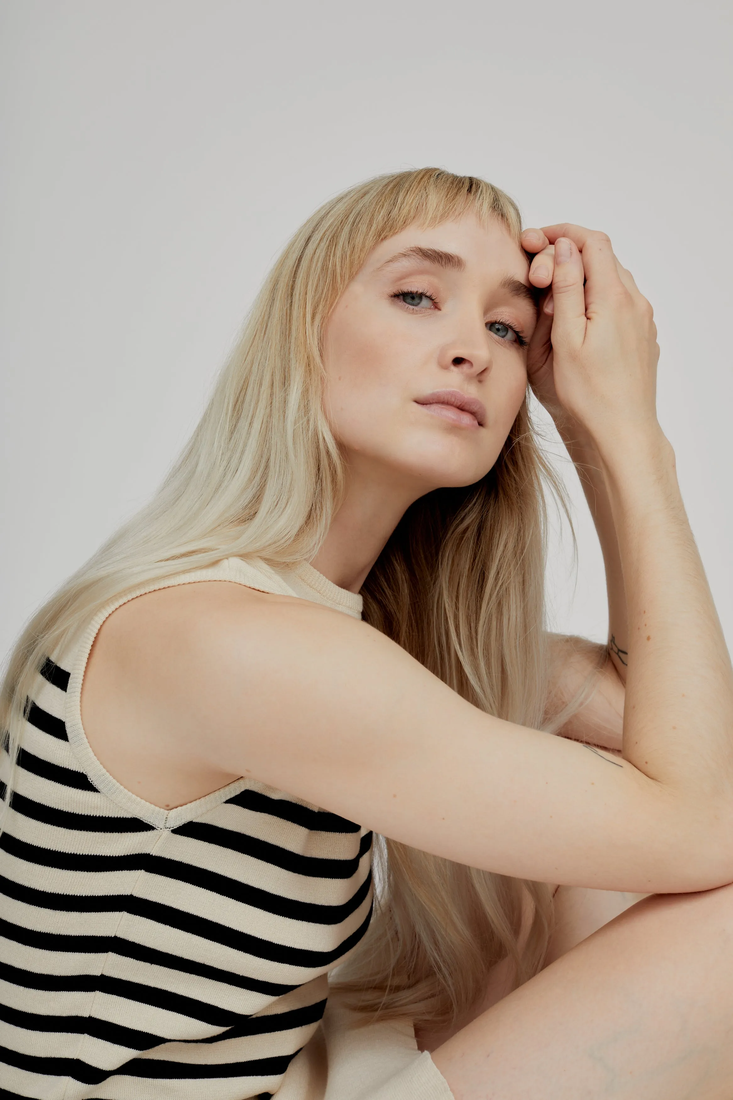 Sailor Tank Dress - Birch/Black