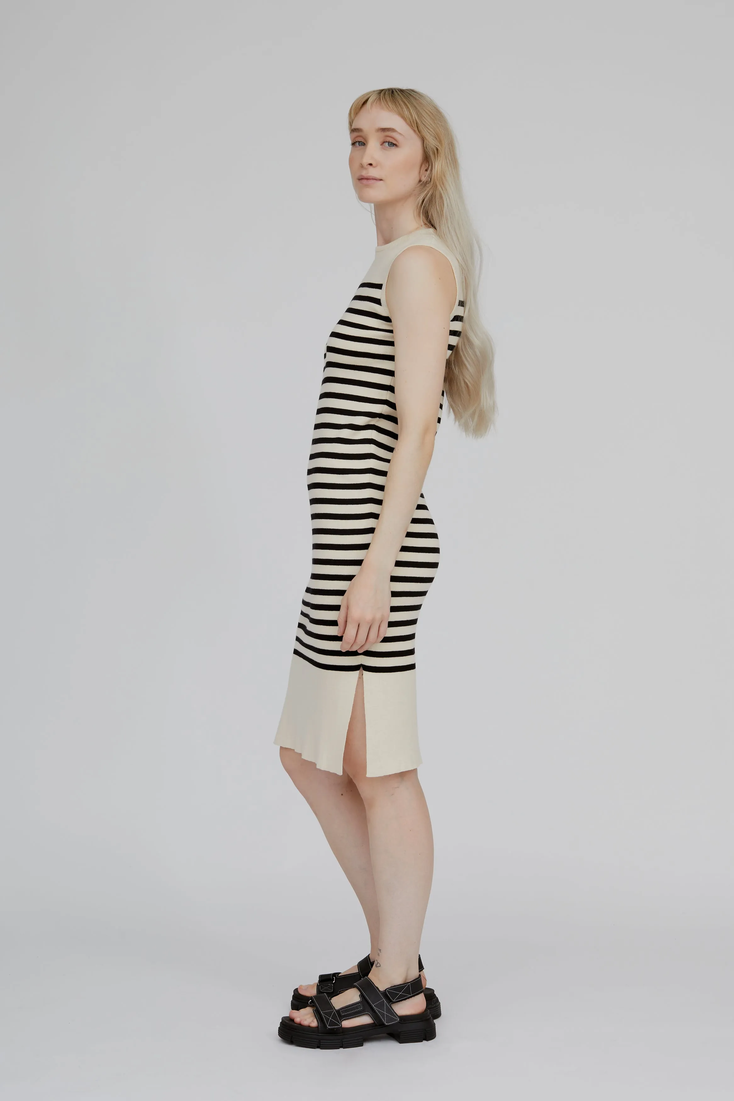 Sailor Tank Dress - Birch/Black