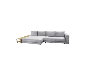 Scale 2-seater sofa left w/ double daybed, armrest & table (3)