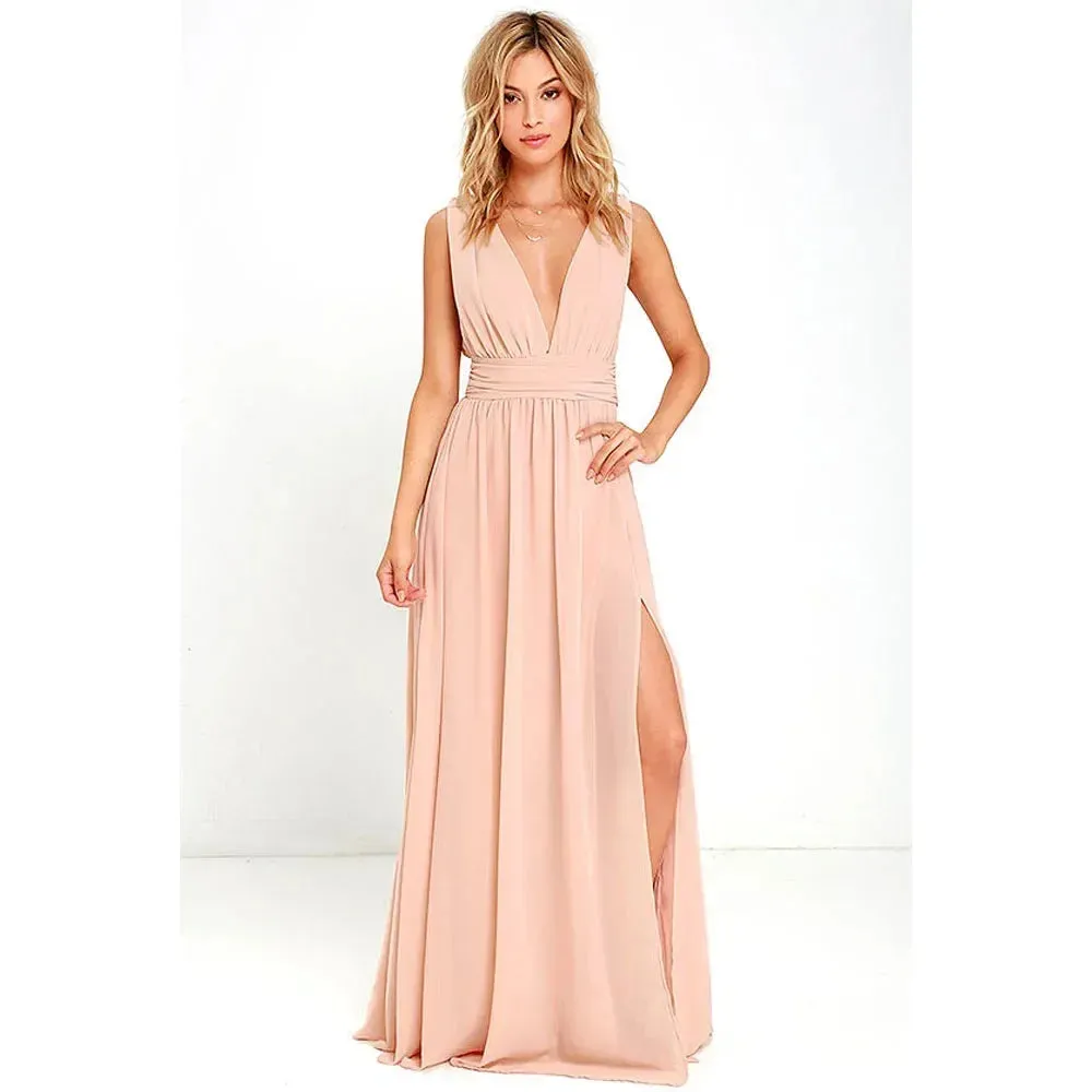 Sexy backless maxi summer dress women mesh long bodycon red Christmas party dress bridesmaid evening dresses