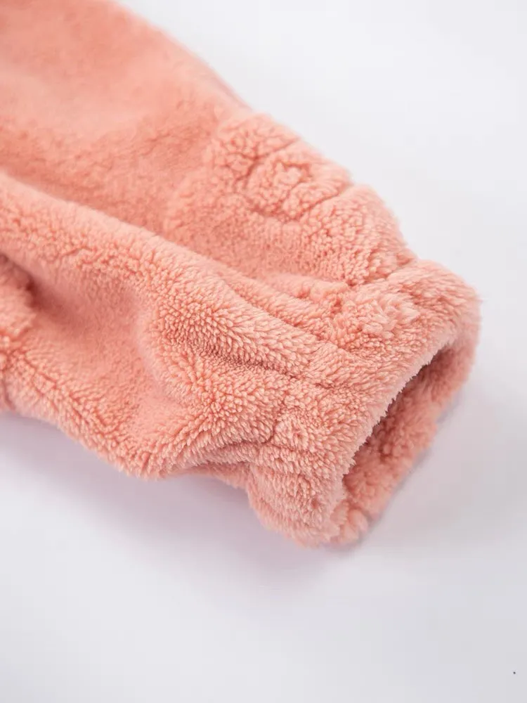 Snuggle Monster Cozy Winter Fleece One-Piece Pajama