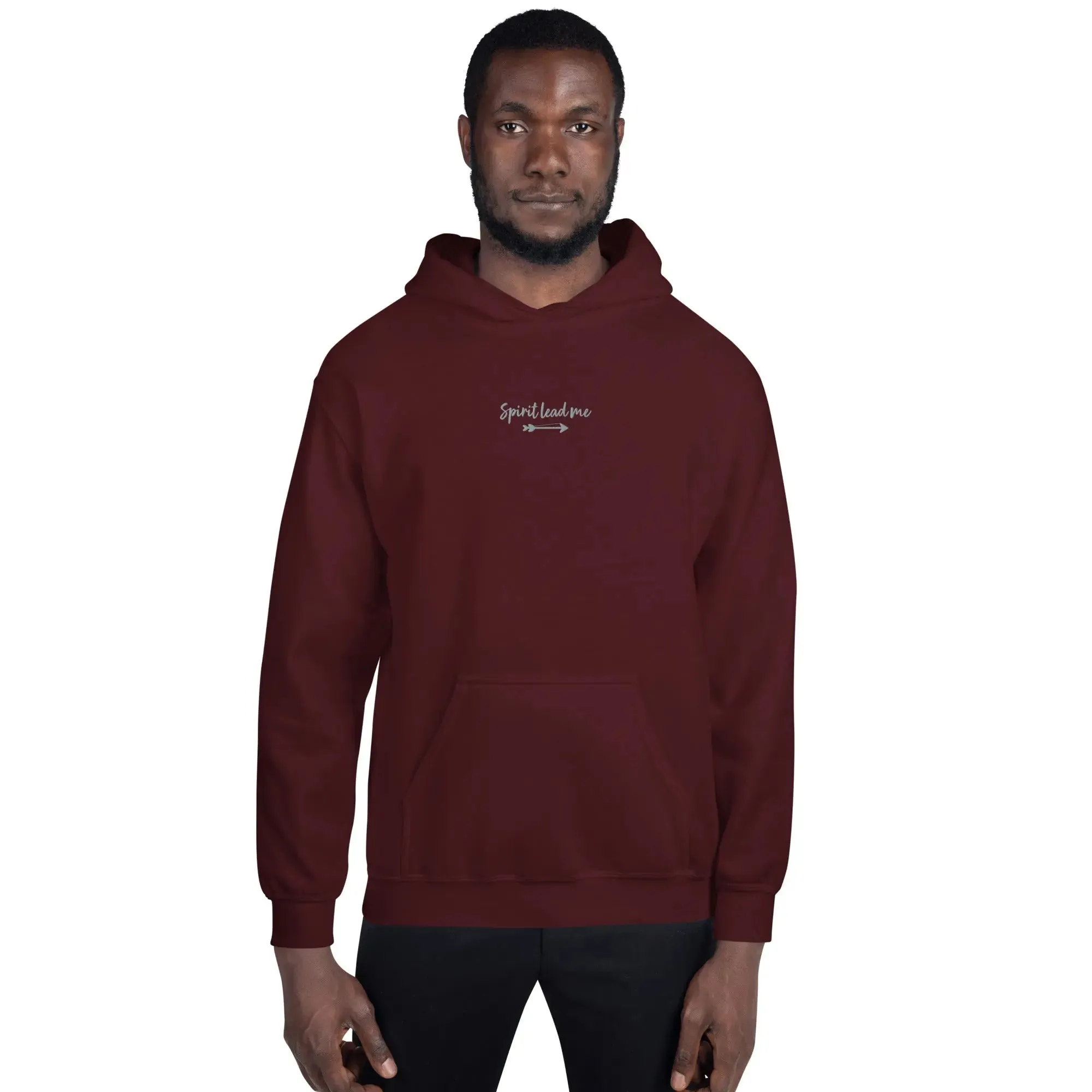 Spirit Lead Me Embroidered Unisex Christian Hoodie