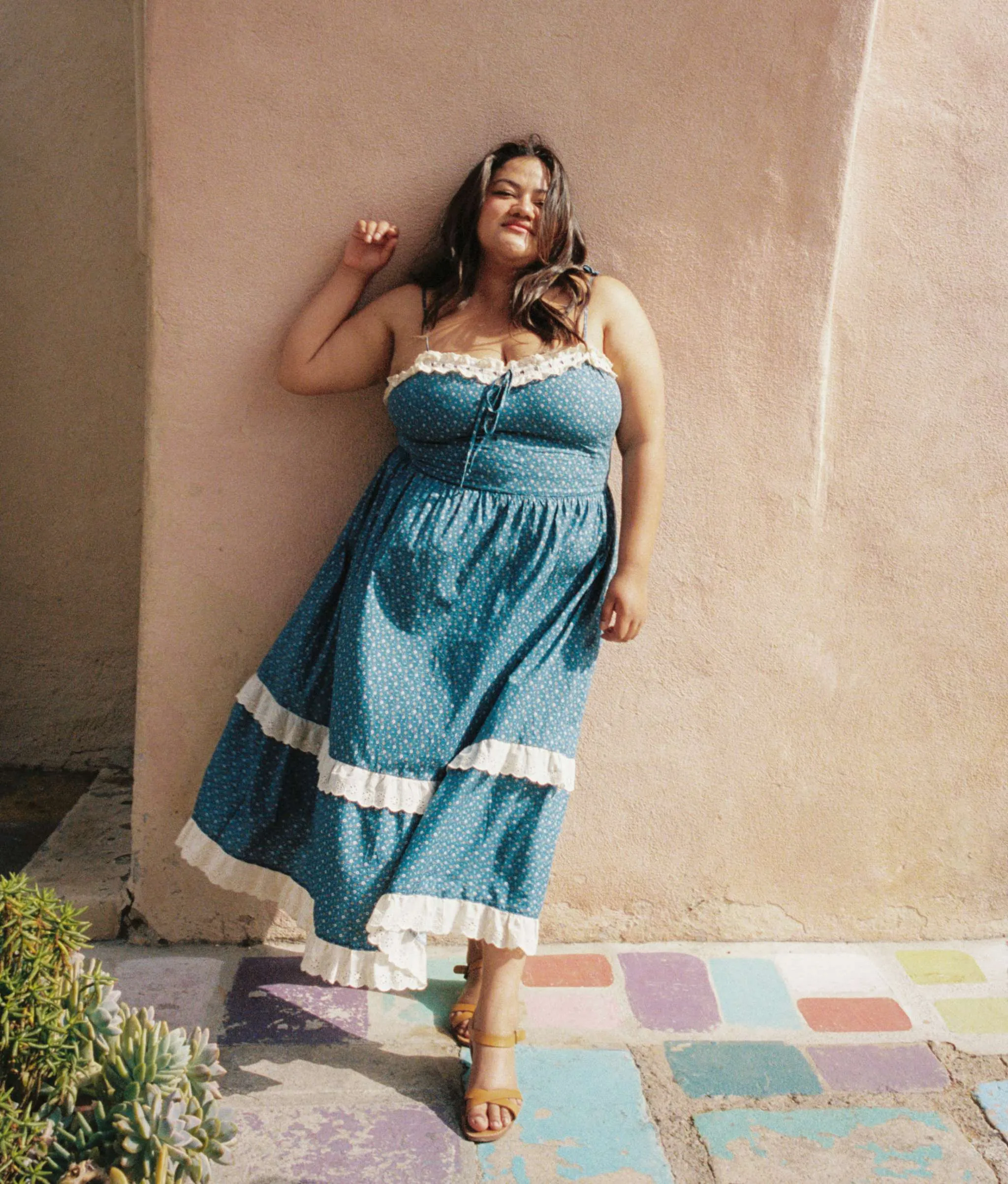 The Emma Dress Extended | Essence Blue