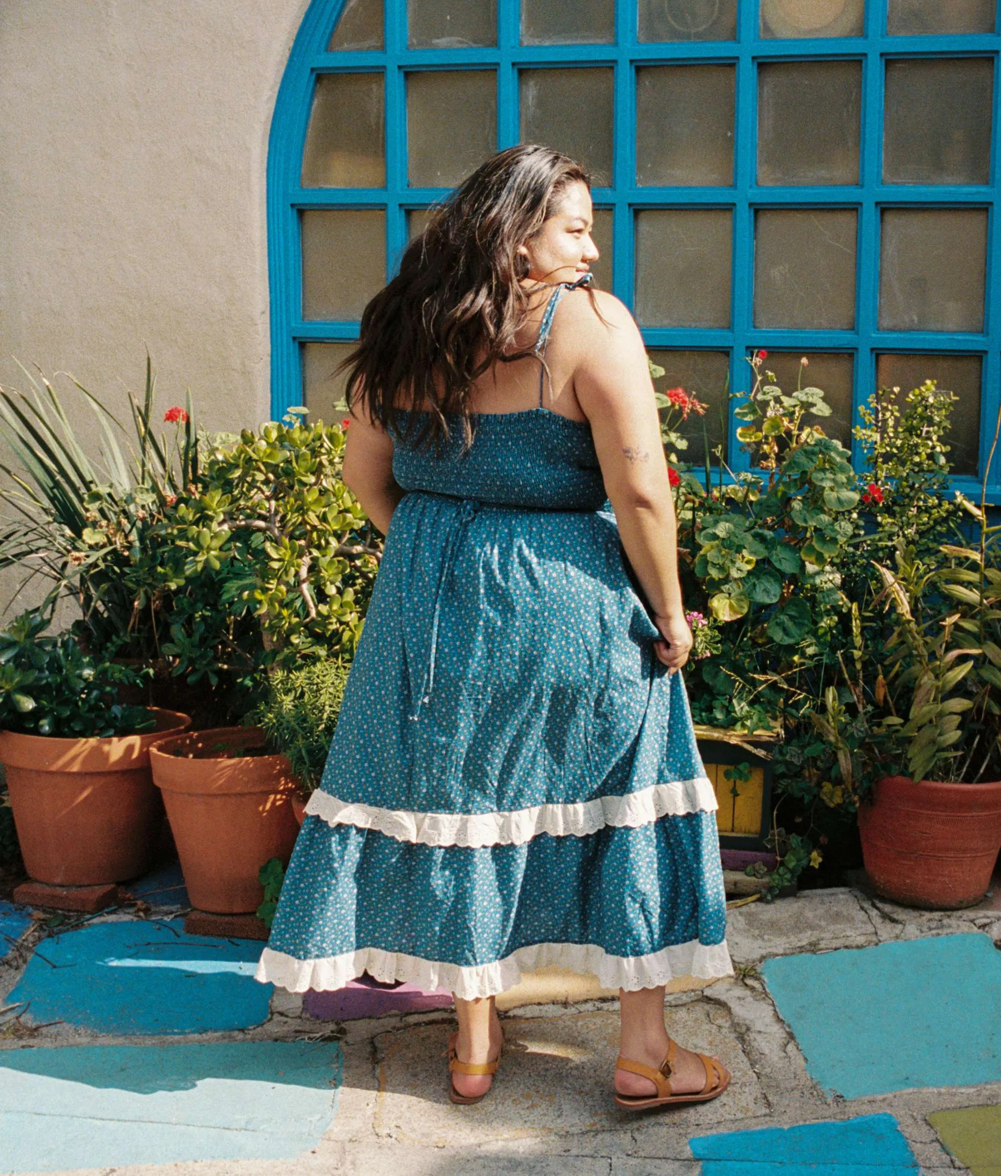 The Emma Dress Extended | Essence Blue