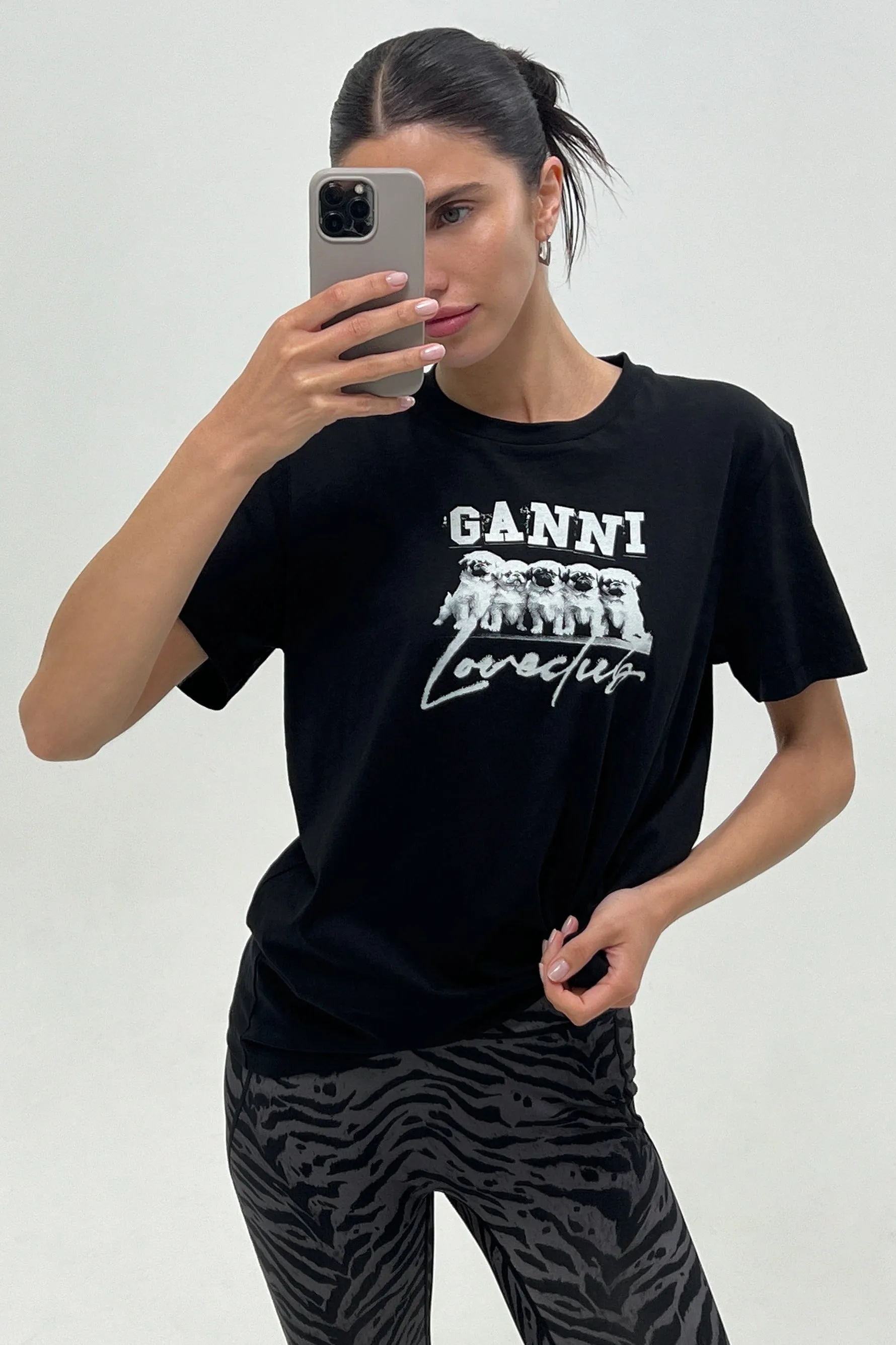 Thin Jersey Puppy Love Relaxed T-Shirt