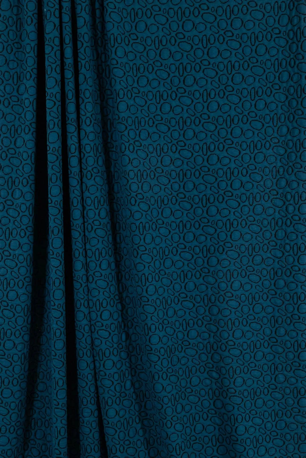 Turn Around Teal Italian Double Knit - ENDCUT
