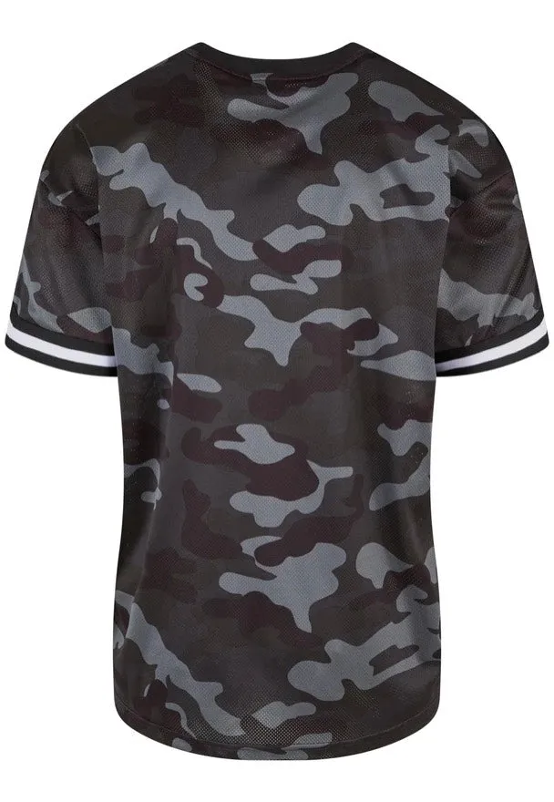 Urban Classics - Oversized Mesh Darkcamo - T-Shirt